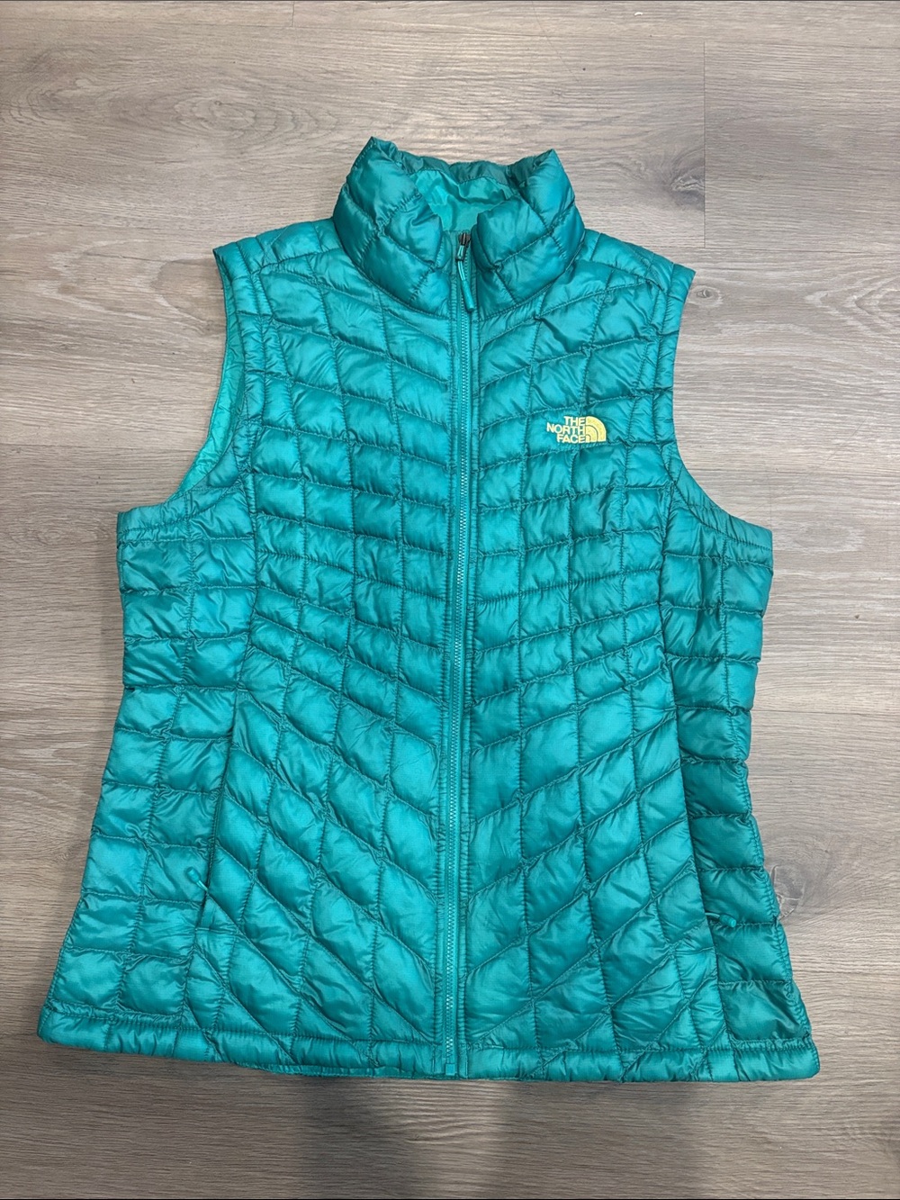 The North Face Women's Teal Quilted Insulated Vest